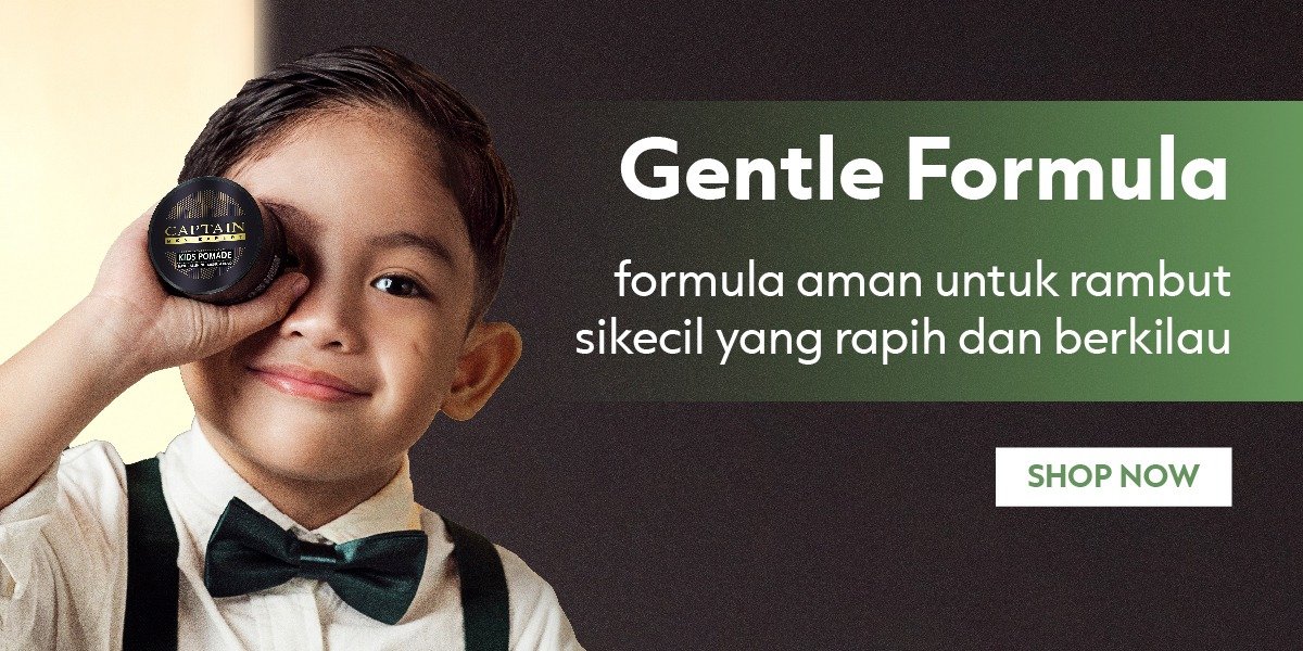 Captain Kids Pomade Banner