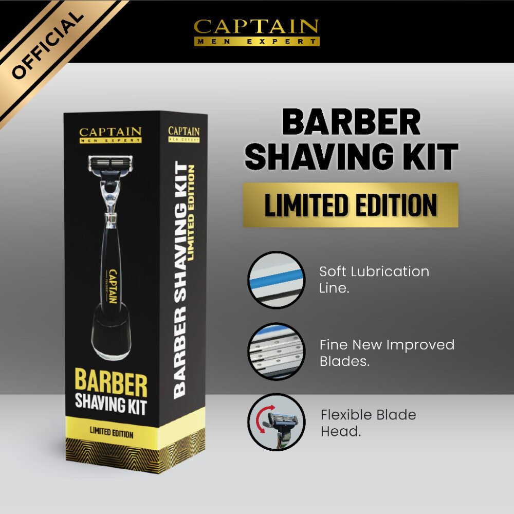 Captain Men's Care Barber Shaving Kit 1
