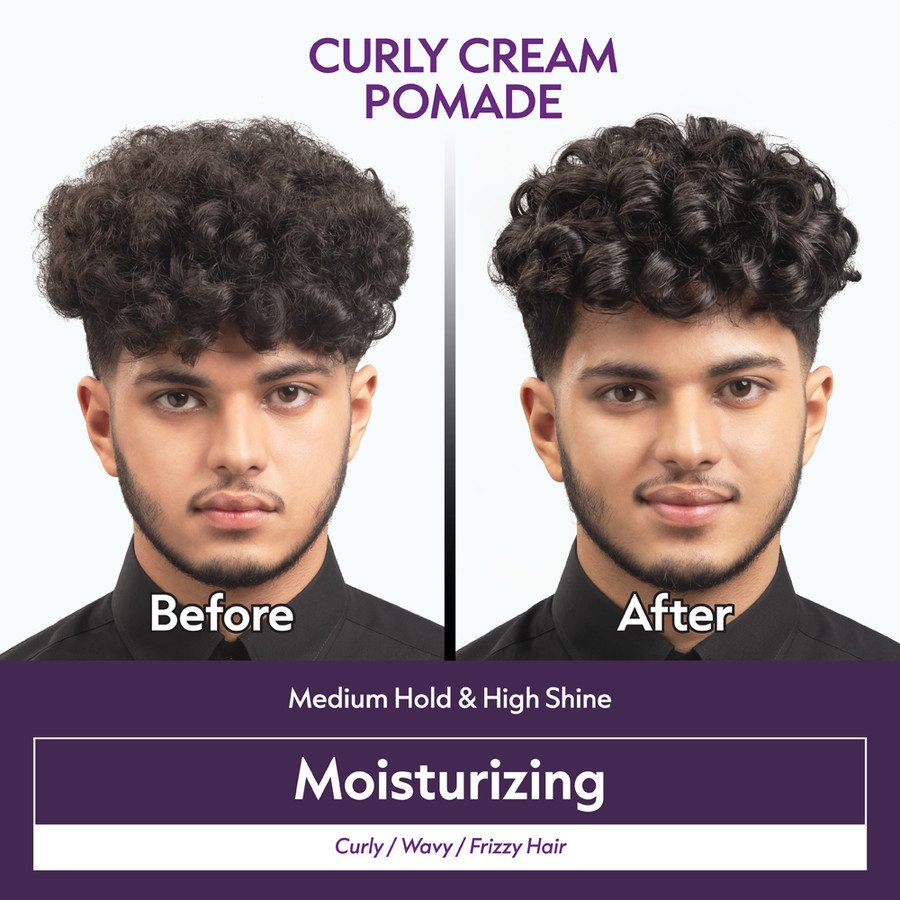 Captain Men's Care Curly Cream Pomade 2