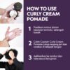 Captain Men's Care Curly Cream Pomade 2