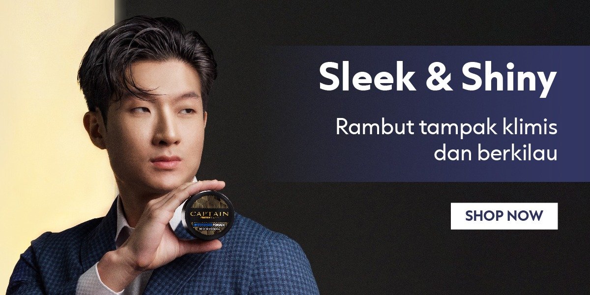 Captain Waterbased Pomade Banner