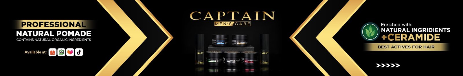 Captain hair styling youtube banner